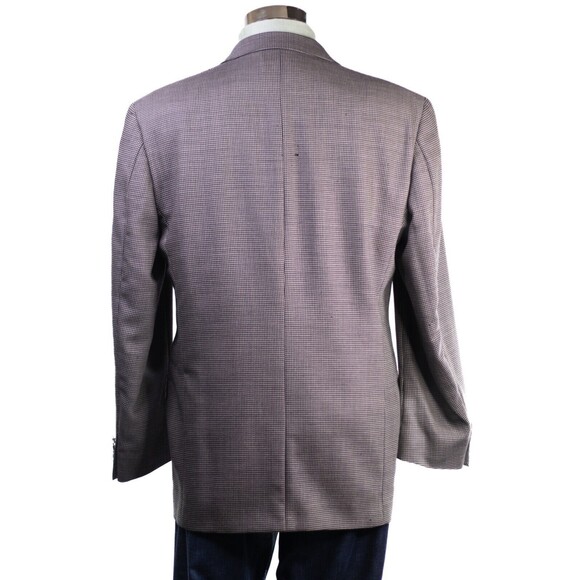Joseph Abboud Mens Sport Coat Blazer Sport Jacket 3 Button Wool 40R Micro check - Picture 3 of 12